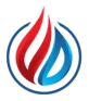 Haustechnik-Karacay Logo – Flamme und Wassertropfen